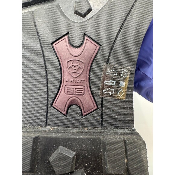 Ariat Witney Waterproof Boots Women's 8.5 B gray Manmade Leather Upper 10021532 - Picture 11 of 11